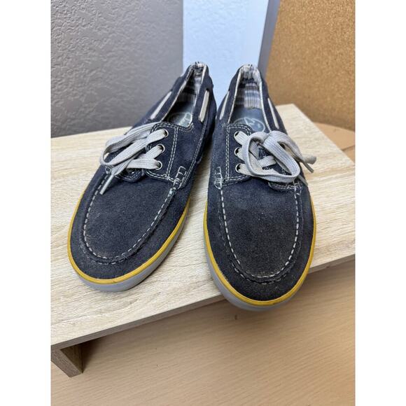 Clarks Men’s Suede Boat Shoes - Size 8.5 - Picture 3 of 8